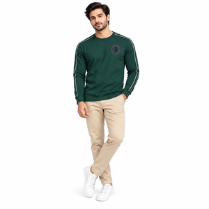 <b>Men</b> <b>Long</b> <b>Sleeve</b> T Shirt Comfortable Crew Neck <b>Top</b> Lightweight Breathable Fabric Casual Athletic Design Ideal For Daily Wear - Product Image 4
