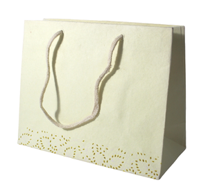 Handmade Recycled Cotton Paper With Glitter Print All-Over Bottom Matching Paper <b>Strings</b> <b>Bag</b> For Candle And Craft Use - Product Image 3