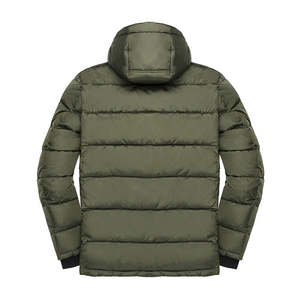 Chaqueta de hombre con cuello alto, chaqueta de invierno, chaqueta formal con cuello alto, de lona, impermeable, a prueba de viento, transpirable, para hombre. - Product Image 4