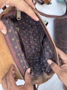 Sac messager en cuir véritable pour femme, vente chaude, sac à main élégant, bandoulière vintage, couleur violette, multi-usages, sac durable - Product Image 6