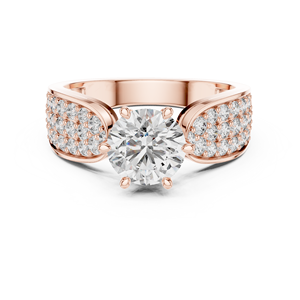 Anillo de Joyería de Moissanita de Lujo Personalizado - Product Image 1