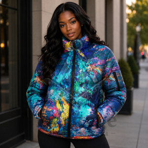 Heritage Masonic Regalia High Quality Custom Polyester Sublimated Puffer Jacket for Men & <b>Women</b> Hooded Cotton Filled Winter <b>Coat</b> - Product Image 2