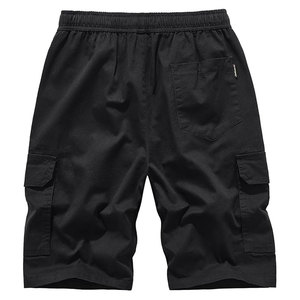 Premium Cotton <b>Cargo</b> <b>Shorts</b> <b>Lightweight</b> Drawstring Multi Pocket Casual <b>Shorts</b> For Hiking Travel Outdoor Summer Wear Men & Women - Product Image 2