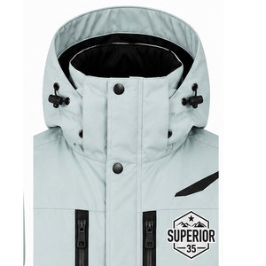 Chaqueta de Invierno para Hombre, Tipo Parka, con Tejido Impermeable, Interior Térmico Suave, Capucha Ajustable y Diseño Moderno - Product Image 3