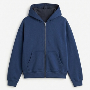 Sweat à capuche zippé pour homme, best-seller, tendance, streetwear décontracté, avec fabrication OEM ODM et approvisionnement international - Product Image 1