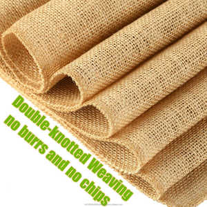 Tissu géotextile en jute 100% naturel et écologique, tissé, largeur 40 pouces, 10 oz, rouleau de toile de jute du Bangladesh, durable et biodégradable - Product Image 1