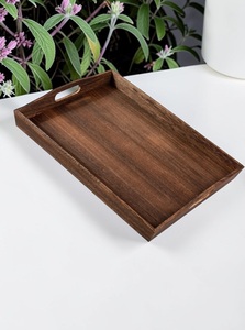Plateau de service pour le petit-déjeuner en bois artisanal Unicorn Handicrafts, durable, facile à nettoyer, pour la restauration, les restaurants, la maison et la cuisine - Product Image 6