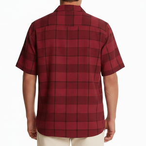 Camisas a Cuadros de Corte Holgado a la Moda, Diseño Personalizado, Cuello Cubano, Venta al por Mayor, Nuevas Camisas de Moda para Hombre en Stock - Product Image 5