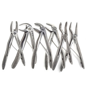 Latest Pedo Extracting Forceps Dental Surgical <b>Instrument</b> Stainless Steel Kit High Quality German Quality Manual Autoclavable CE - Product Image 1