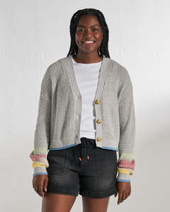 Custom Men's Cropped <b>Cardigan</b> <b>Sweater</b> V-neck 100% Cotton Breathable Rib Knit Button Front Fashion OEM ODM Private Label - Product Image 1