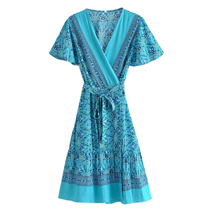 Vestido Mini Estampado Personalizado para Mujer, Ropa al por Mayor - Product Image 1