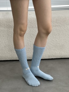 Calcetines Deportivos de Moda Coreana, Marca AEND, para Mujer, Hechos de Algodón Peinado - Product Image 5