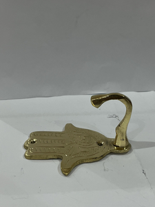Brass <b>Hand</b> <b>Towel</b> Hook Vintage Decorative <b>Hand</b> Shaped Wall Hook <b>Towel</b> <b>Holder</b> for <b>Bathroom</b> Kitchen Bedroom Entryway and Home - Product Image 3