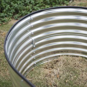 Wholesale Oval Galvanized Steel Raised Garden Planter Bed Outdoor Metal Raised Bed for Plants <b>Vegetables</b> Flowers From Vietnam - Product Image 4