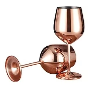Crafted Metal Wine Goblet Fine Wine Serving Cup for Dining <b>Table</b> Home Bar and Event Hosting Premium Drinkware - Product Image 3