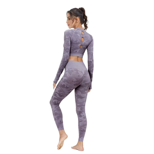 Conjuntos de Yoga Ecológicos de Secado Rápido Razers Impex al por Mayor, Conjuntos Deportivos para Mujer, Bra Deportivo Ajustado, Leggings de Spandex/Nailon - Product Image 6