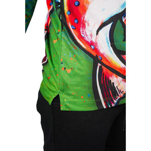 Chemises de pêche pour hommes à manches longues anti-UV, boutonnées, col rabattu, en polyester - Product Image 4