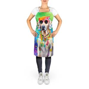 Unisex Large Multicolor Weimaraner Hippie Dawg <b>Apron</b> for <b>Cooking</b> Baking Crafts Gardening-for Adults <b>Men</b> Women Kitchen Server - Product Image 2