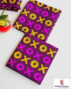 Tissu africain imprimé Ankara en coton de haute qualité pour la confection de vêtements féminins et les artisanat fait main au Cameroun - Product Image 4