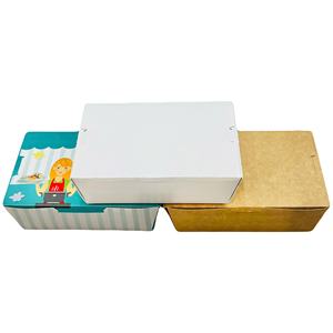 Boîte d'emballage alimentaire en papier kraft auto-érectible jetable pour la restauration rapide à emporter, personnalisable et écologique - Product Image 3