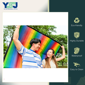 Tapis d'extérieur pliables en polypropylène 100% résistant à l'eau et à la corrosion, design élégant, haute qualité, pour pique-nique/plage - Product Image 6