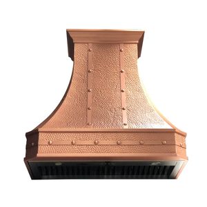 Hotte de cuisine de luxe en cuivre offrant une extraction de fumée supérieure, une beauté décorative et des performances durables à tout moment - Product Image 4