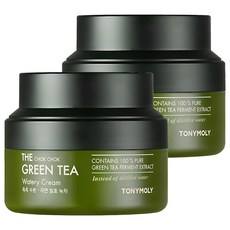 Tony Moly The Chok Chok Crema Idratante al Tè Verde 60ml Confezione Sconto da 2 Pezzi in Bottiglia - Product Image 1