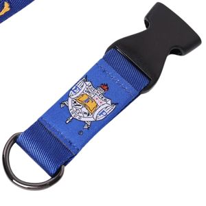 Lanière Porte-clés Bleu Royal et Or Sigma Gamma Rho, Bracelet de Poignet avec Lettres de Sororité Grecque, Porte-clés Personnalisé, Accessoire de Campus, Cadeau - Product Image 6