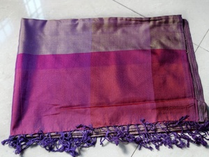 ผ้าพันคอไหมแท้ 100% สไตล์ชาติพันธุ์ - Product Image 5