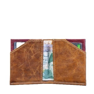 Mustard Genuine <b>Leather</b> Men <b>Wallet</b> Retro Bifold Card Holder Cash Slot Flap ID Window Compact Purse For Male <b>Small</b> Mini Billfold - Product Image 6