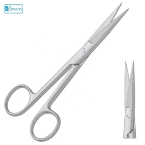 Ciseaux chirurgicaux 6flowers F4-001 en acier inoxydable, instrument de chirurgie générale manuel, classe I, certifié CE ISO 2015 - Product Image 1