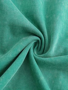 Camiseta para Hombre con Lavado Ácido, Estilo Vintage, 100% Algodón, Ecológica, Transpirable, Ligera, 280g, Teñido Liso, Verde, Gris, Negro - Product Image 5