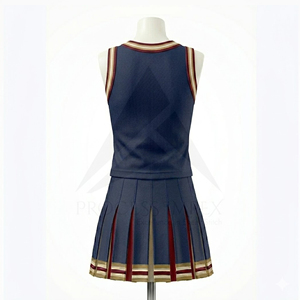 Factory Direct Custom Cheerleading Uniforms Comfortable Stretchable Girls Professional Team Sportswear Sets - Product Image 3