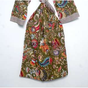 Bata Kimono de Algodón 100% para Mujer, Talla Única, con Forro Frontal, Suave, Transpirable, Elegante, Romántica, Ropa de Dormir Cómoda - Product Image 6