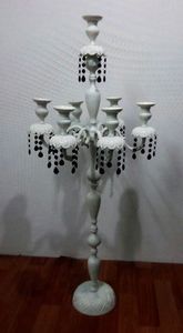 <b>Mirrored</b> Mosaic Candelabra 4-Arm <b>Candle</b> <b>Holder</b> Decorative Home Wedding Decoration Glass Stand - Product Image 4