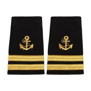Hombreras Tácticas de Capitán Real con 2 Barras y Detalles de Alambre Dorado, Precio de Fábrica Disponible - Product Image 4