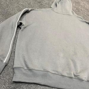 Sweat-shirt à capuche unisexe en coton 100% lourd, coupe ample, tricoté, avec poche, impression personnalisée - Product Image 6