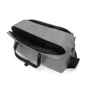 Large Capacity High Quality Lightweight <b>Grey</b> Polyester Travel Duffle <b>Bag</b> Water Resistant Oxford Gym <b>Tote</b> Adjustable Shoulder - Product Image 4