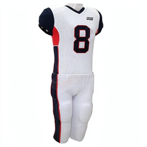 Conjunto de Pantalones y Camiseta de Fútbol Americano Personalizados, 100% Poliéster, Transpirables, Suaves, de Alta Calidad, Colores Personalizados, Tallas Grandes - Product Image 6