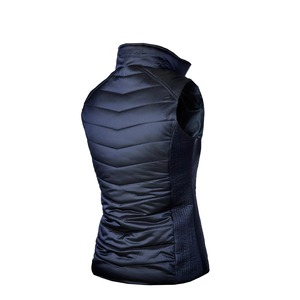 Chaleco Acolchado sin Mangas para Mujer con Cierre de Cremallera, Cortavientos, Color Sólido, para Montar a Caballo - Product Image 4