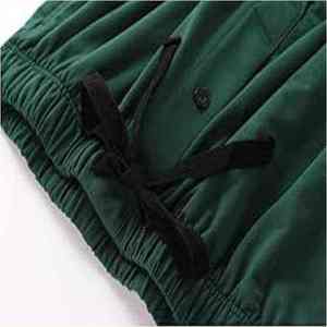 OEM Service Men's Summer Casual Solid Terry Two-Piece Breathable Cotton T-Shirt Shorts <b>Set</b> - Product Image 4