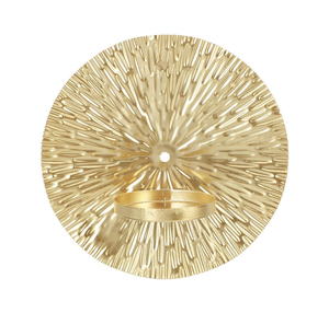 Premium Iron Tea Light <b>Wall</b> <b>Sconce</b> Crafted with Decorative Texture for Sophisticated Interiors - Product Image 4