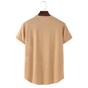 เสื้อยืดโอเวอร์ไซส์ทรงบ็อกซี่ ผ้าคอตตอนหนา 240gsm พิมพ์ลาย DTG แบบสั่งทำพิเศษ ทรงหลวมไหล่ตก  แบบครอป สำหรับผู้ชาย - Product Image 2