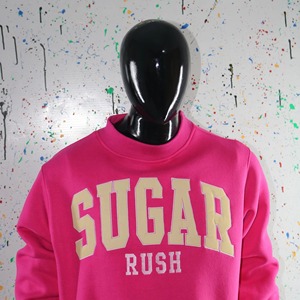 Sudadera de cuello alto rosa para mujer, de manga larga, de algodón tejido, estilo casual urbano, corte regular, para invierno - Product Image 2