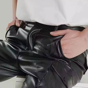 Urban Inspired Mid Waist Leather <b>Shorts</b> <b>for</b> <b>Men</b> with <b>Tailored</b> Fit Eco-Friendly & Quick Dry Casual Styling - Product Image 2