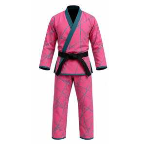 Latest Design Lightweight 100% Cotton Karate Uniform Set with Front Logo Solid Color Quick Dry & Breathable Wholesale - Product Image 5