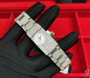 Montre analogique mécanique Miyota en acier inoxydable avec cadran en cristal, bracelet doré, style bijou, cadeau et accessoire de mode pour femme - Product Image 5
