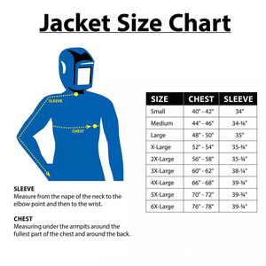 Chaqueta de Soldador Marrón de Cuero Vacuno Premium con Aberturas Laterales, Resistente a la Abrasión, para Trabajo Pesado y Bomberos - Product Image 6