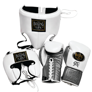 Set de Boxeo 'No Boxing No Life', Guantes de Campeonato, Protector de Cabeza, Protector Inguinal, Kit de Entrenamiento Profesional para Boxeo, OEM, Gimnasio, para Adultos - Product Image 4