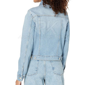 Vestes en jean pour femmes à faible MOQ, respirantes, personnalisables - Product Image 2